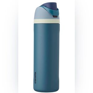 Owala FreeSip Stainless Steel Water Bottle, 24oz, Denim